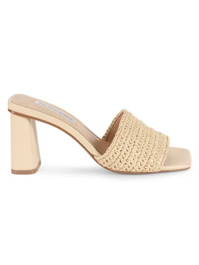 Saks Fifth Avenue Women's Kimberly Braided Block Heel Sandals In Natural