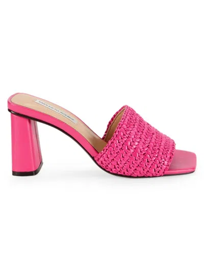 Saks Fifth Avenue Women's Kimberly Braided Block Heel Sandals In Pink