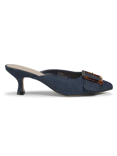 Saks Fifth Avenue Women's Lauren 63mm Kitten Heel Mules