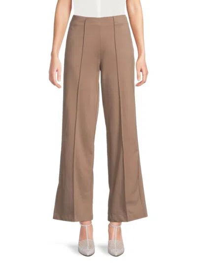 Saks Fifth Avenue Women's Lexie Full Length Wide-leg Pants In Neutral