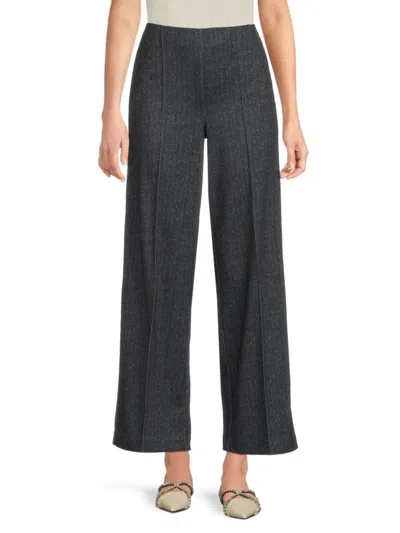 Saks Fifth Avenue Women's Lexie Full-length Wide-leg Ponte Pants In Gray