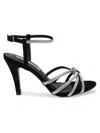 Saks Fifth Avenue Women's Margaux 89mm Embellished Strappy Sandals In Black