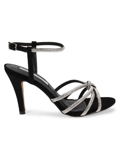 Saks Fifth Avenue Women's Margaux 89mm Embellished Strappy Sandals In Black