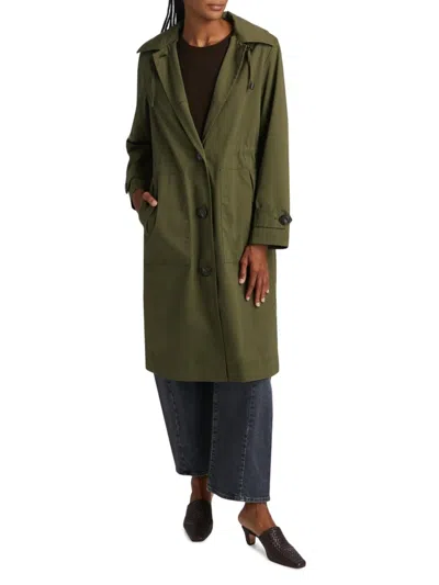 Saks Fifth Avenue Women's Melissa Trench Coat In Green