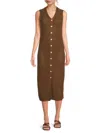 Saks Fifth Avenue Women's Open-knit Sheath Midi-dress