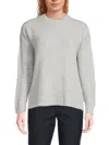 Saks Fifth Avenue Women's Oversized Speckled Donegal Sweater In Gray