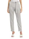 Saks Fifth Avenue Women's Paige Satin Belted Pants In Steel
