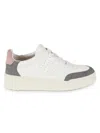 Saks Fifth Avenue Women's Pl Katt Low Top Platform Sneakers In White Grey