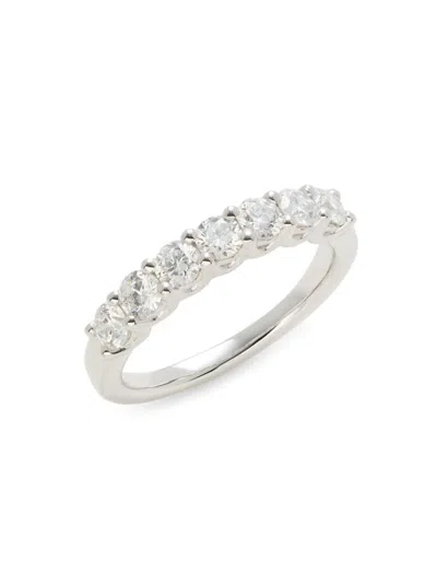 Saks Fifth Avenue Women's Platinum 0.95 Tcw Lab-grown Diamond Band Ring