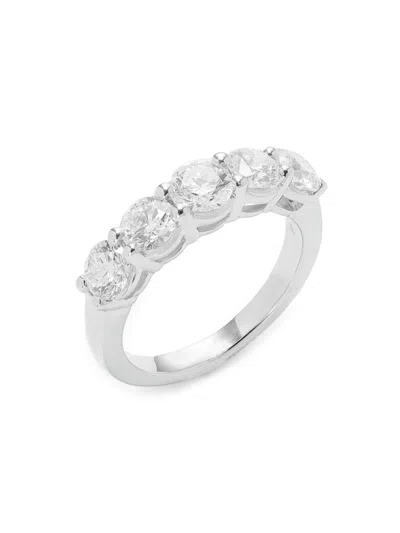 Saks Fifth Avenue Women's Platinum & 1.95 Tcw Lab Grown Diamond Ring