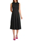 SAKS FIFTH AVENUE WOMEN'S PLEATED MIDI DRESS