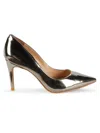 Saks Fifth Avenue Women's Point Toe Suede Pumps In Spechio Glam