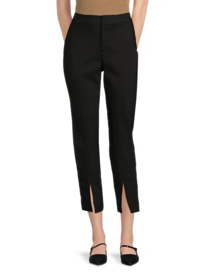 Saks Fifth Avenue Women's Power Stretch Slim Pants In Black