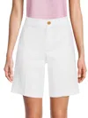 Saks Fifth Avenue Women's Power Stretch Solid Shorts In Poppy