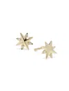 Saks Fifth Avenue Women's Private Label 14k Yellow Gold & 0.02 Tcw Diamond Star Stud Earrings In Gold