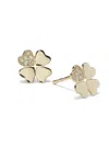 Saks Fifth Avenue Women's Private Label 14k Yellow Gold & 0.04 Tcw Diamond Flower Earrings In Gold