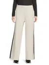 Saks Fifth Avenue Women's Pull-on Side Stripe Pants In Neutral