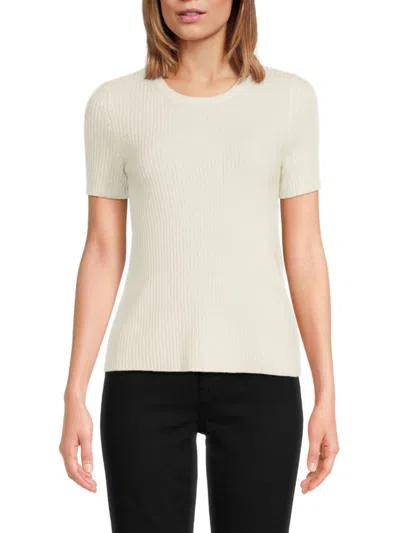 Saks Fifth Avenue Women's Rib-knit 100% Cashmere Sweater