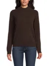 Saks Fifth Avenue Women's Rib-knit 100% Cashmere Sweater In Black