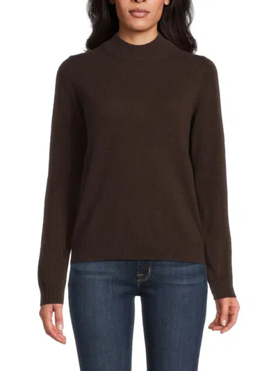 Saks Fifth Avenue Women's Rib-knit 100% Cashmere Sweater In Black