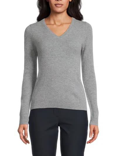 Saks Fifth Avenue Women's Rib-knit 100% Cashmere Sweater In Multi