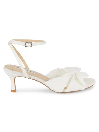 Saks Fifth Avenue Women's Sammy 55mm Heeled Leather Sandals In White