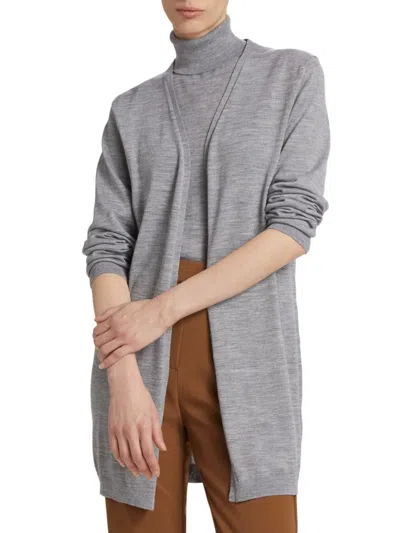 Saks Fifth Avenue Women's Sand Merino Wool Cardigan In Grey
