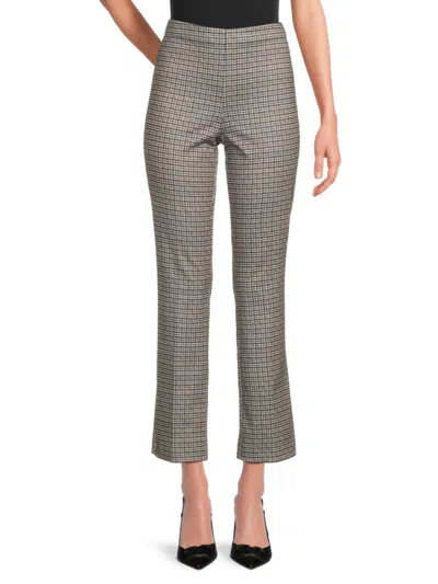 Saks Fifth Avenue Women's Sandy Houndstooth Cropped Pants In Multi