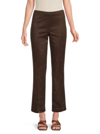 Saks Fifth Avenue Women's Sandy Pull-on Baby Boot Pants In Burgundy