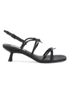 Saks Fifth Avenue Women's Sara 50mm Bow Leather Sandals