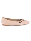 Saks Fifth Avenue Women's Shirley Eyelet Ballet Flats