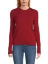 Saks Fifth Avenue Women's Solid 100% Cashmere Sweater In Red