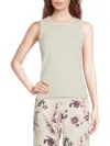 Saks Fifth Avenue Women's Solid 100% Cashmere Tank In Neutral