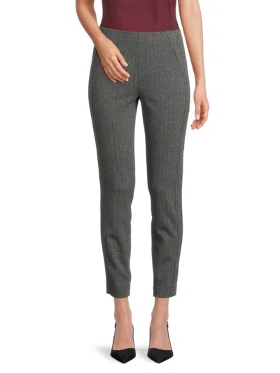 Saks Fifth Avenue Women's Solid Ankle Skinny Pants In Grey