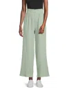 Saks Fifth Avenue Women's Solid Straight-leg Pants In Coastal Blue