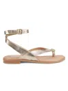 Saks Fifth Avenue Women's Starry Leather Sandals