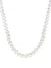 Saks Fifth Avenue Women's Sterling Silver & Freshwater Pearl Necklace In White