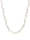 Saks Fifth Avenue Women's Sterling Silver & Freshwater Pearl Necklace In White