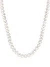 Saks Fifth Avenue Women's Sterling Silver & Freshwater Pearl Necklace In White