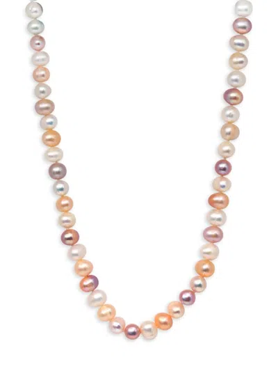 Saks Fifth Avenue Women's Sterling Silver & Multicolor Freshwater Pearl Necklace