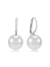 Saks Fifth Avenue Women's Sterling Silver Bead Drop Earrings In Silver
