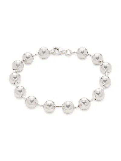 Saks Fifth Avenue Women's Sterling Silver Beaded Bracelet