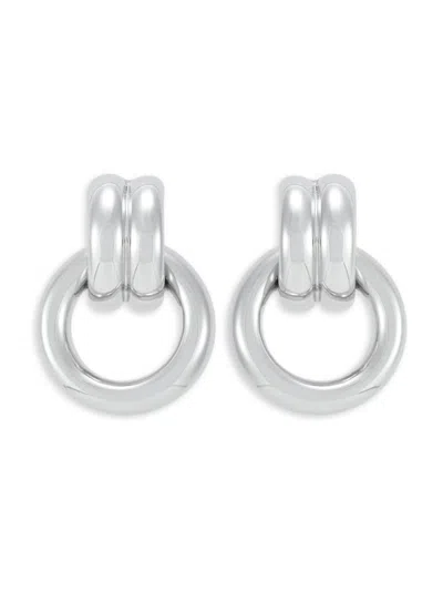 Saks Fifth Avenue Women's Sterling Silver Door Knocker Drop Earrings