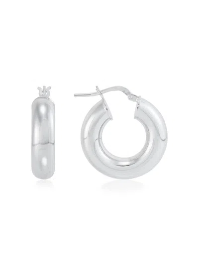 Saks Fifth Avenue Women's Sterling Silver Huggie Earrings