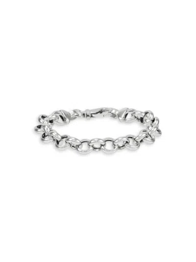 Saks Fifth Avenue Women's Sterling Silver Rolo Chain Bracelet