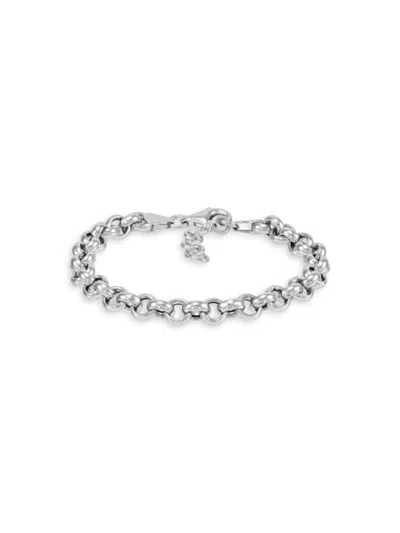 Saks Fifth Avenue Women's Sterling Silver Rolo Chain Bracelet