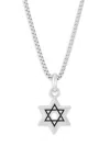 Saks Fifth Avenue Women's Sterling Silver Star Of David Pendant Necklace In Silver