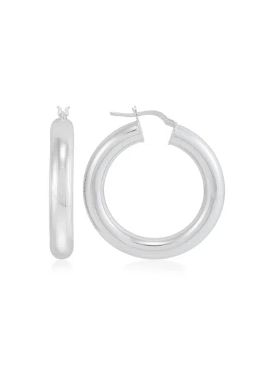 Saks Fifth Avenue Women's Sterling Silver Tube Earrings