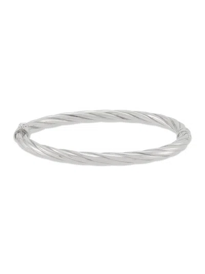 Saks Fifth Avenue Women's Sterling Silver Twist Bangle