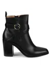 Saks Fifth Avenue Women's Stetson Leather Ankle Boots In Black